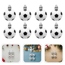 24 Pcs Holiday Sports Decor Christmas Tree Soccer Football Ornament