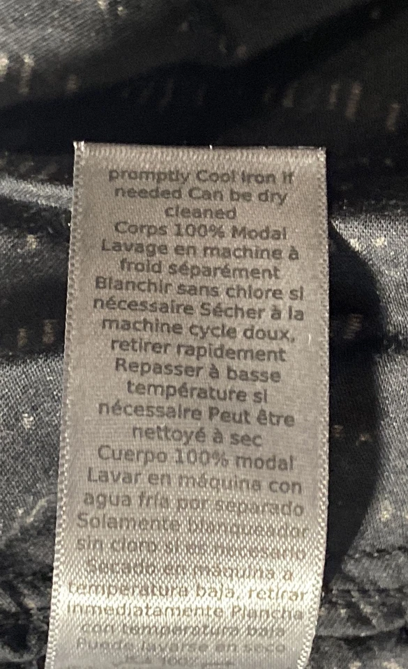 Camisa John Varvatos Hombres Negra Rayas Abotonada M Foto 4 de 4