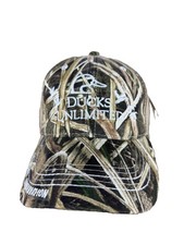 Ducks Unlimited Mossy Oak Camo With Mesh Back Ball Hat NWT