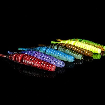 OLEK-Fishing Special Worm 7 cm Gummiköder Forellen Barsch Softbait