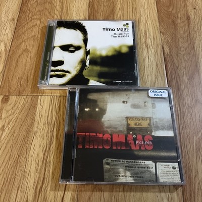 TIMO MAAS 3 CD Lot  Music For The Maases, Pictures  like Digweed, Sasha, Tiesto