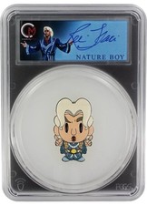 2023 NIUE RIC FLAIR “NATURE BOY” BLUE 2 OZ SILVER PCGS PR70DCAM