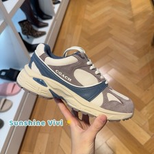 NEW Coach woman's Sport Sneaker Light Denim Multi CCI51 Choose Size