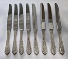 Wallace sterling silver handle 8 pc knife set LOT