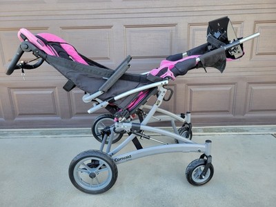 UPGRADED Convaid Rodeo 16 Recline STROLLER Special Needs Tilt In Space Pink