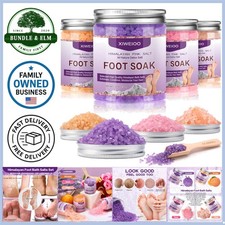 Foot Soak Epsom Salt Himalayan Pink Lavender Aromatherapy Spa Pedicure