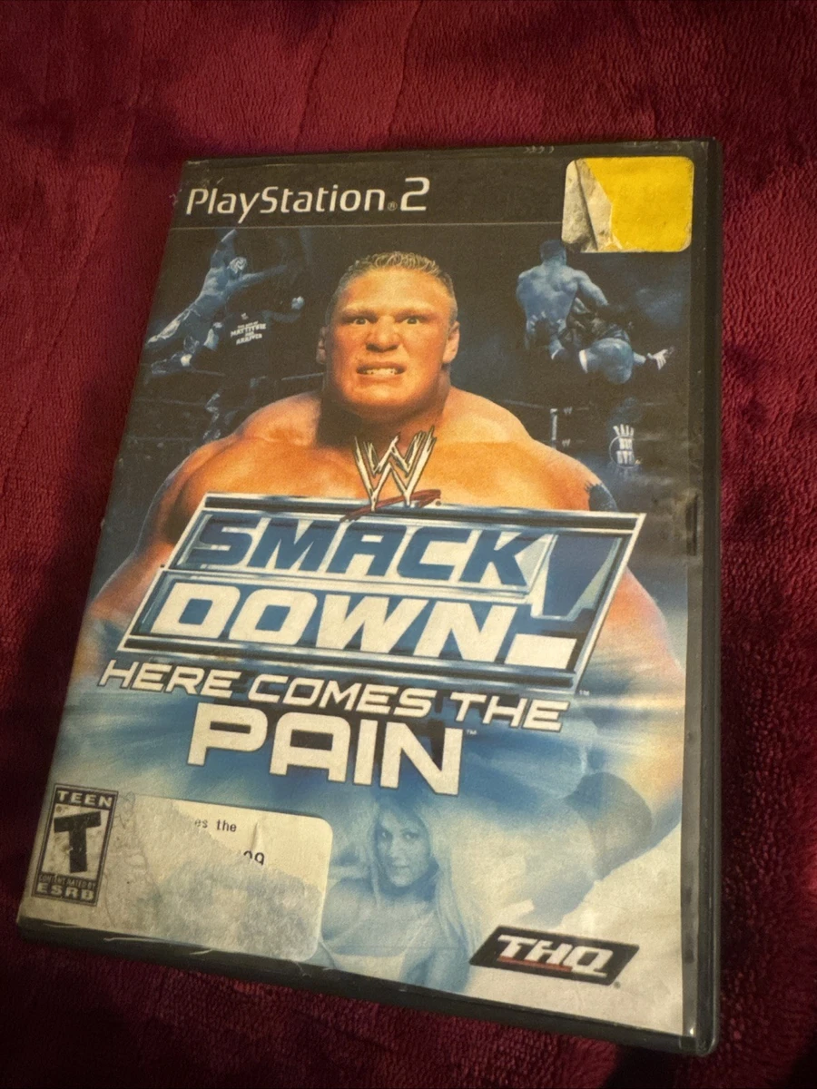 Jeu PS2 WWE SmackDown! Here Comes The Pain - Occasion Très Bon état - Envoi Rapide
