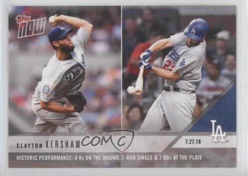 2018 Topps Now 514 Clayton Kershaw