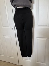 Black Faux Fur Lined Leggings  Cozy Thermal Stretch  NWOT