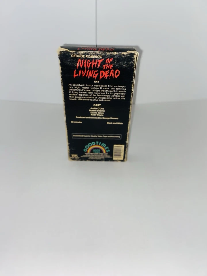 George Romero's Night of the Living Dead (Horror VHS 1968/84) Goodtimes Hm Video - Image 3 of 4