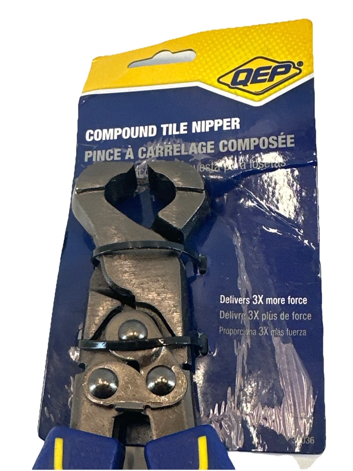 QEP 9 in. Compound Tile Nipper with Tungsten Carbide Tips for All Tile Types - Image 2 of 3