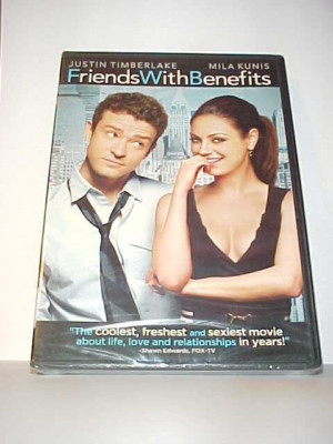 Friends With Benefits (DVD 2011) Mila Kunis Justin Timberlake Jenna Elfman New