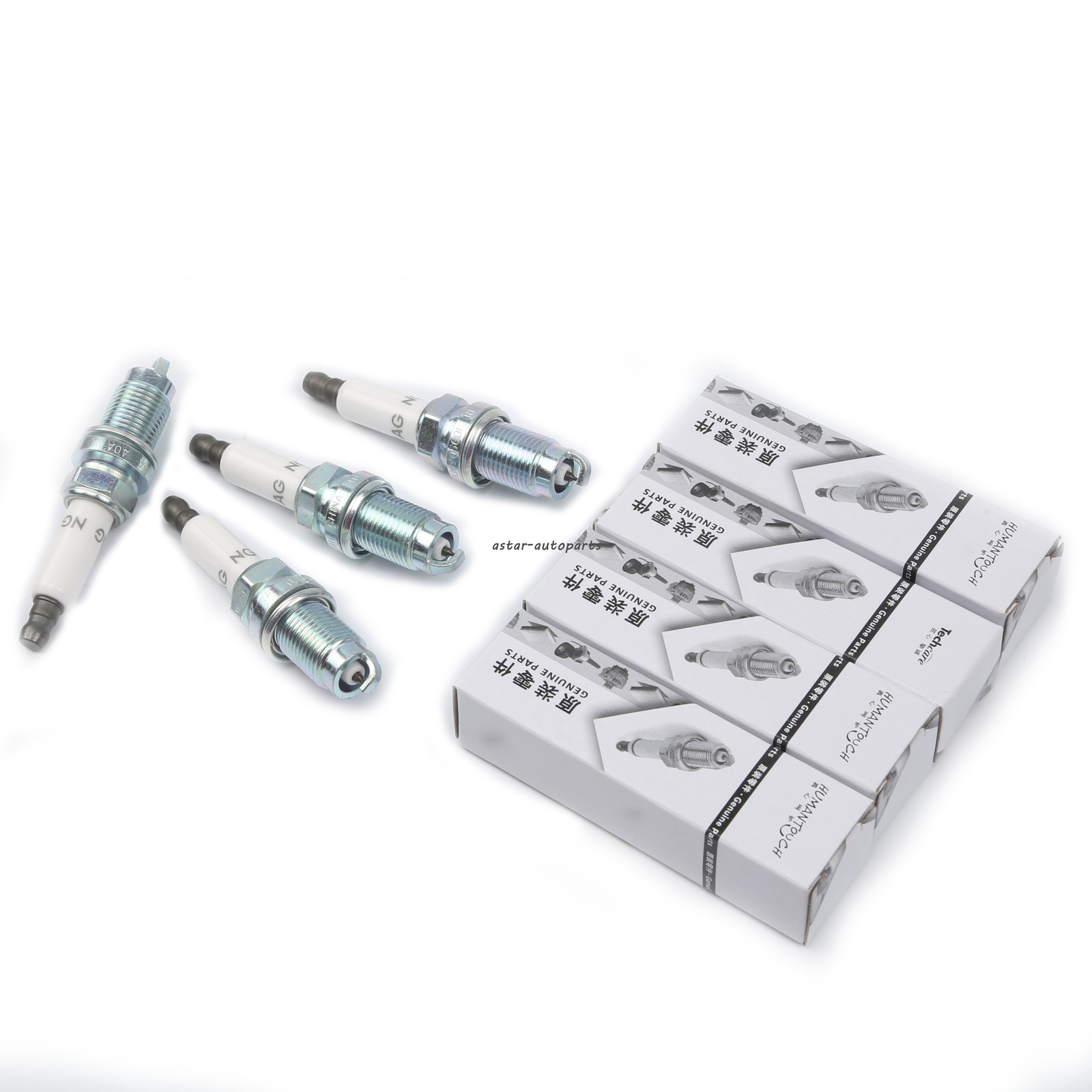 4x Spark Plugs Set Fit For Audi VW Golf Passat Tiguan 1.4T 03C905601A