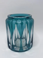 Lappas Hand blown and hand cut vase made in Argentina