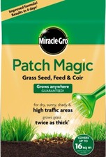 Image of Miracle-Gro Patch Magic Grass Seed Feed Coir Grow Dry Sunny Shady 1.5Kg - 3.6kg