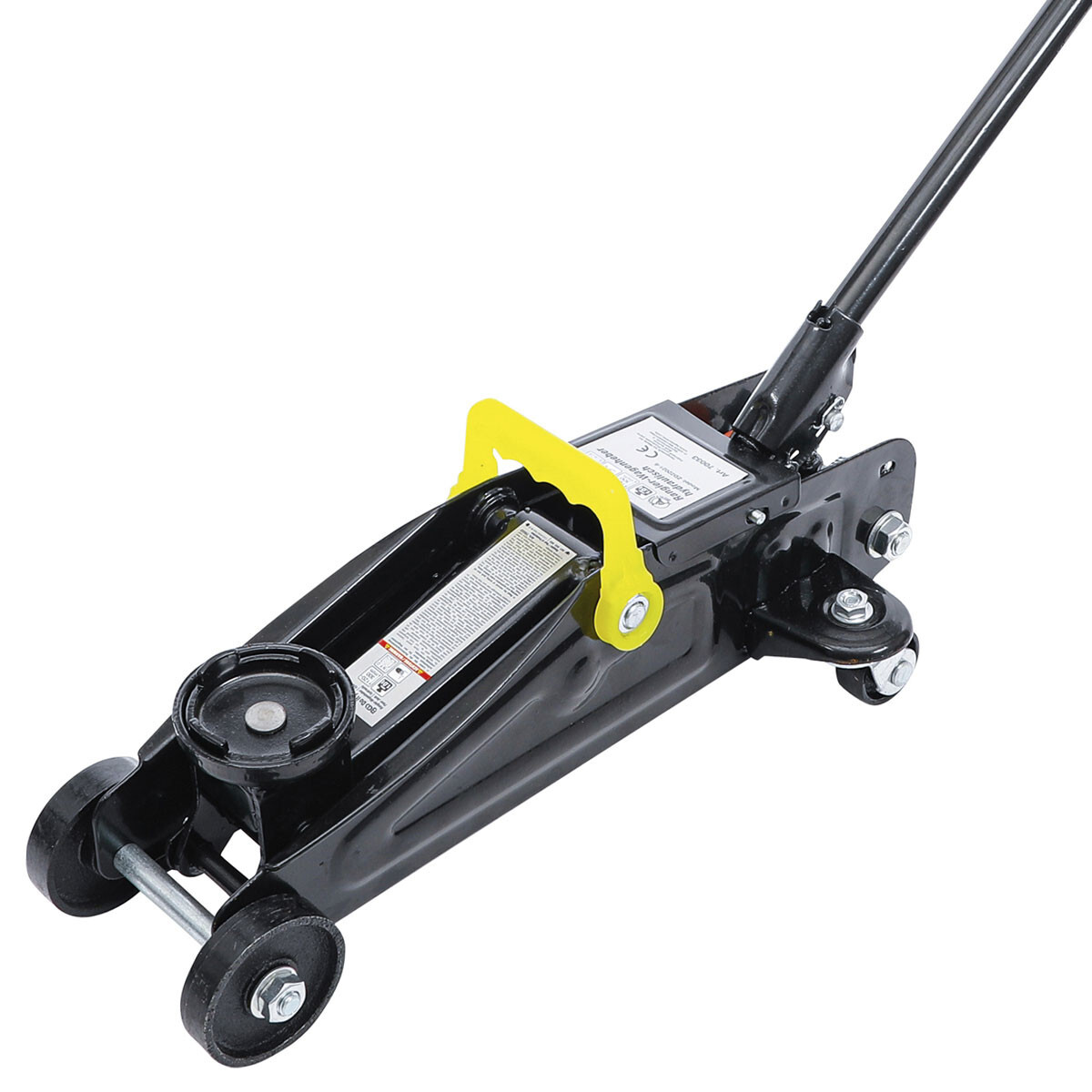 Cric rouleur hydraulique 1 tonne à roulettes pivotantes pour un levage précis