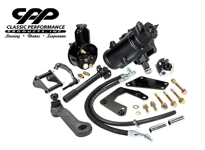 60-62 Chevy C10 Apache GMC Truck Power Steering Conversion Bracket Kit OE Column