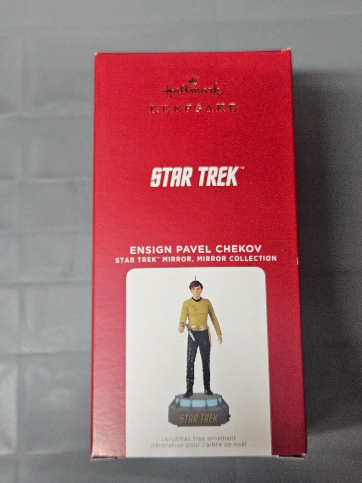 Hallmark Star Trek Ensign Chekov Storyteller Christmas Ornament