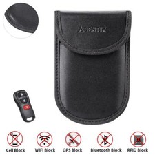 Car Keyless Key Entry Fob Anti-Theft Signal Guard Blocker Case Pouch Faraday Bag