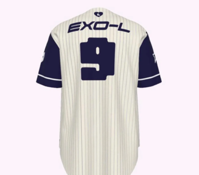 EXO Baseball Jersey for EXO - L Kpop Shirt Merch Perfect Outfit