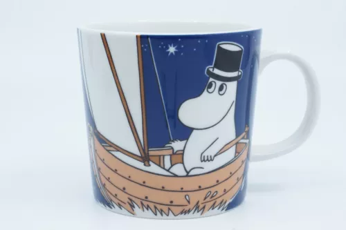 Arabia Finland Moomin mug Moominpappa, blue (2014-2022)_
