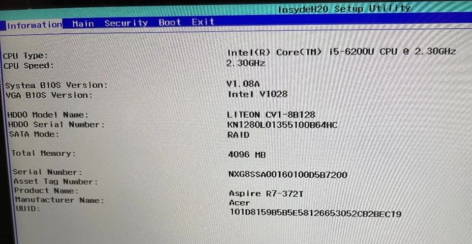 ACER Aspire R13 R7-372T Touch Screen i5-6200U@2.3GHz, 128 SSD, 4GB RAM, 13.3" - Image 2 of 4