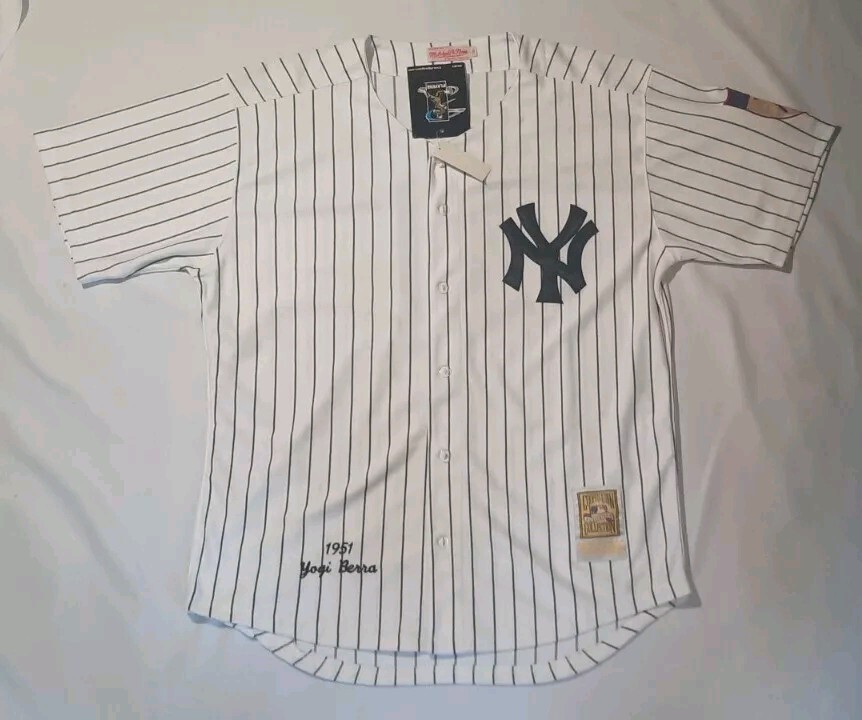 NEW YORK ユニフォーム 42番 Mitchell & Ness Mitchell & Ness Yogi Berra New York Yankees Jersey