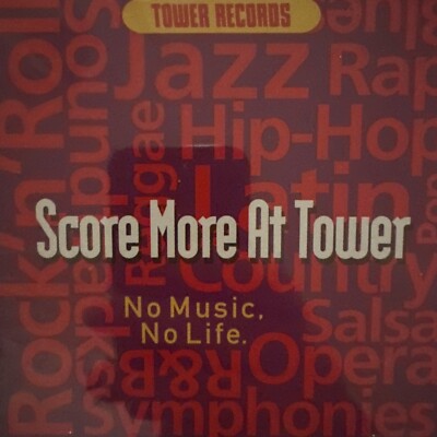 Sampler - Score More At Tower - No Music, No Life! CD  *Brand New*