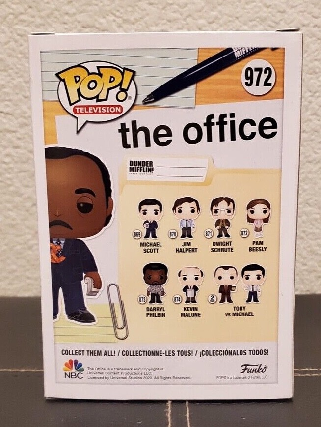 Funko POP! Stanley Hudson with Pretzel 972 The Office GameStop