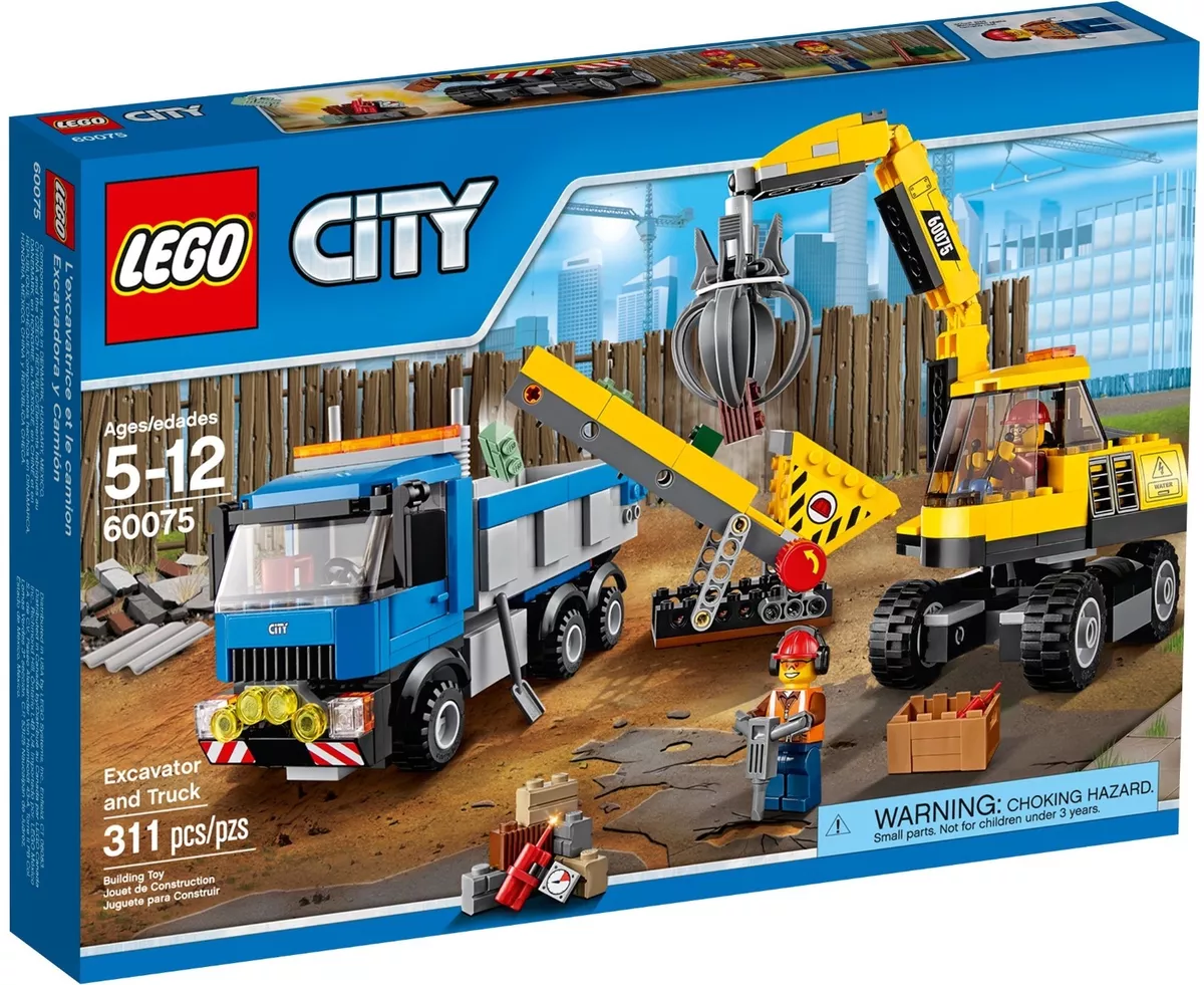 LEGO City 60075 Excavator and Truck NEW ORIGINAL PACKAGING NEW MISB NRFB 66521 60076