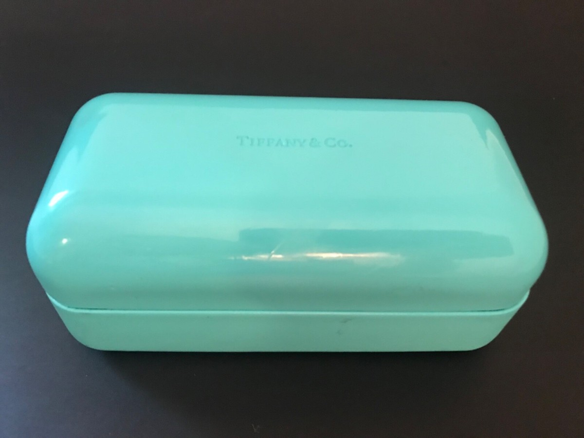 TIFFANY & CO. Signature Blue Clamshell Eyeglass Case  display picture 1