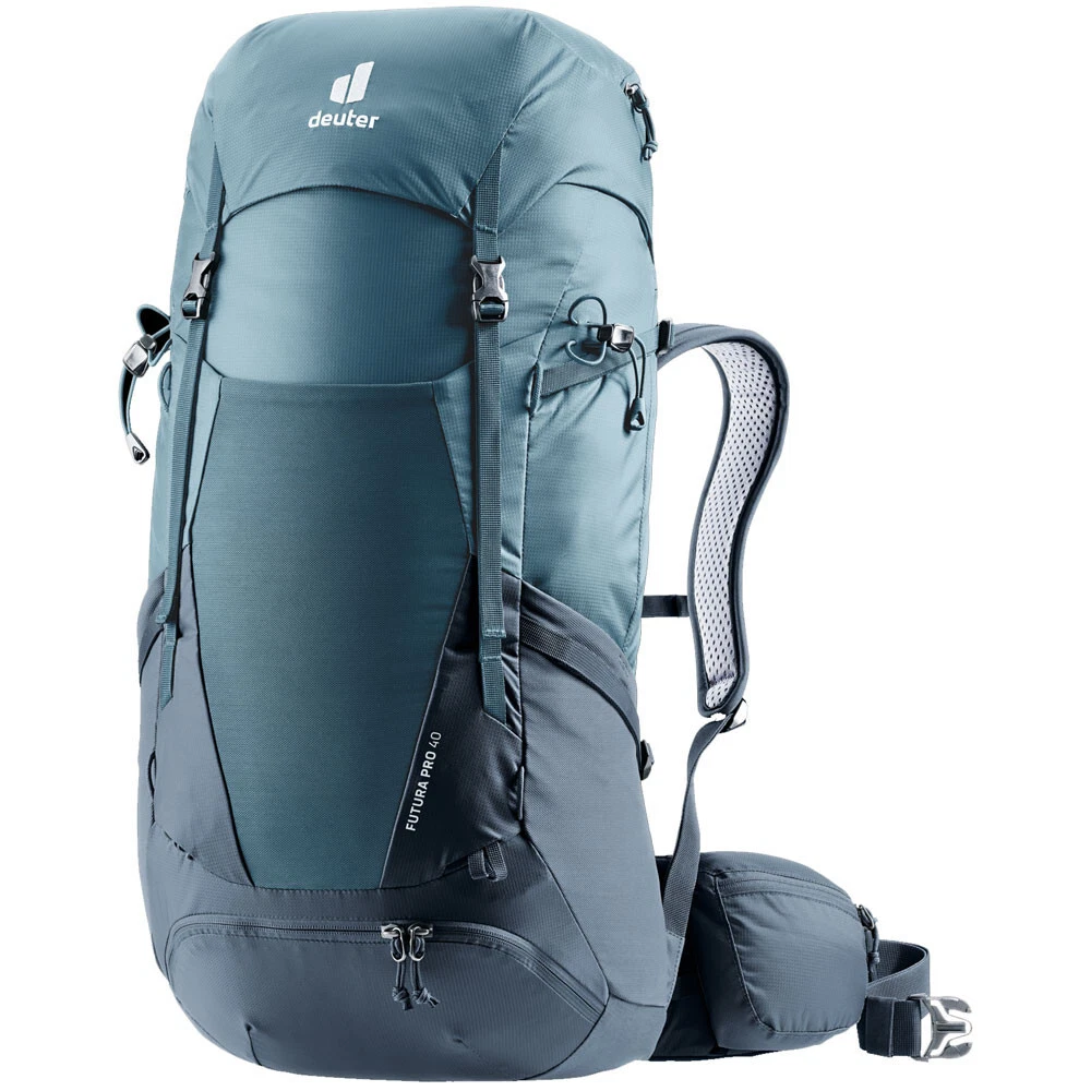 Zaino/borsone Convertibile EUNI Basecamp, 61L, Tessuto Spazzato, Blu, Con Tasche Multiple E Divisori - 6