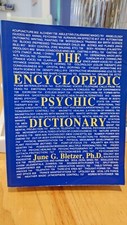 EL DICCIONARIO PSÍQUICO ENCICLOPÉDICO Por June G. Bletzer Pbk Nuevo Raro