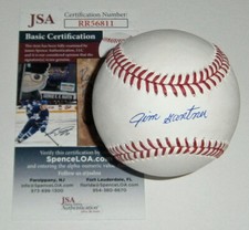 BREWERS Jim Gantner signed MLB baseball JSA COA AUTO Autographed Milwaukee