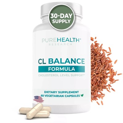 CL Balance Cholesterol Supplement, PureHealth Research (Pack of 5)