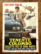 MANIFESTO POSTER AFFICHE CINEMA TENENTE COLOMBO RISCATTO PER UN UOMO MORTO FALK