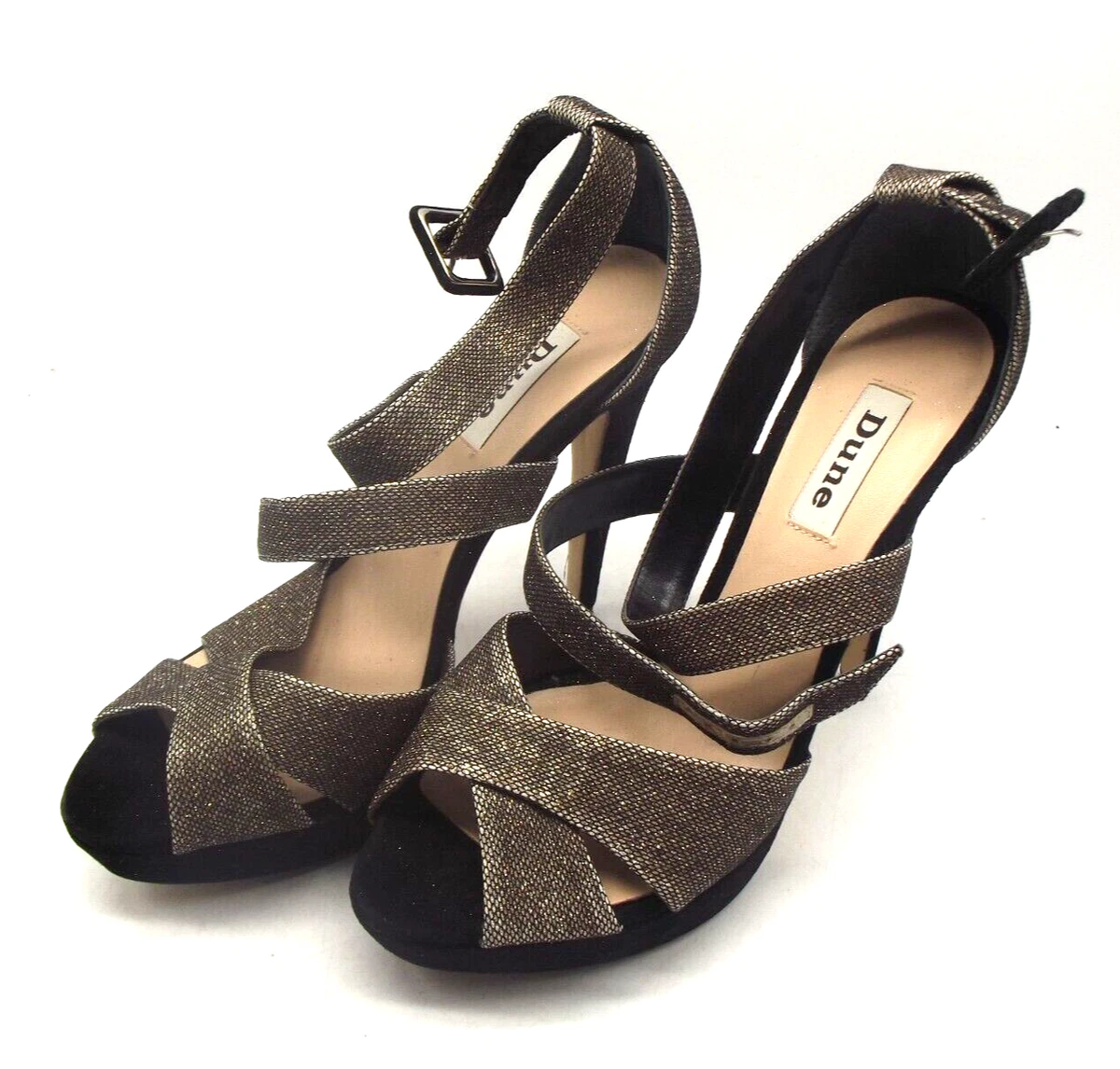Dune strappy heels new arrivals