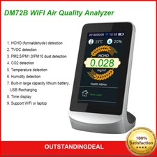 DM72B WIFI Air Quality Monitor Analyzer Detector Formaldehyde TVOC Detector