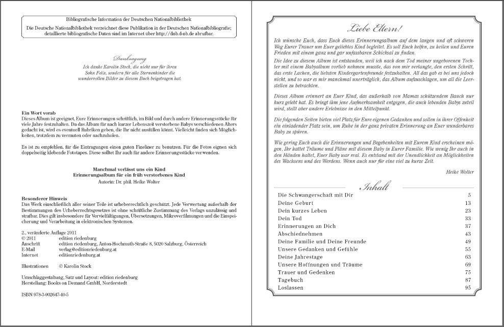 Thumbnail - Manchmal Verlässt Uns Ein Kind - Erinnerungsalbum Für Ein Fr ...