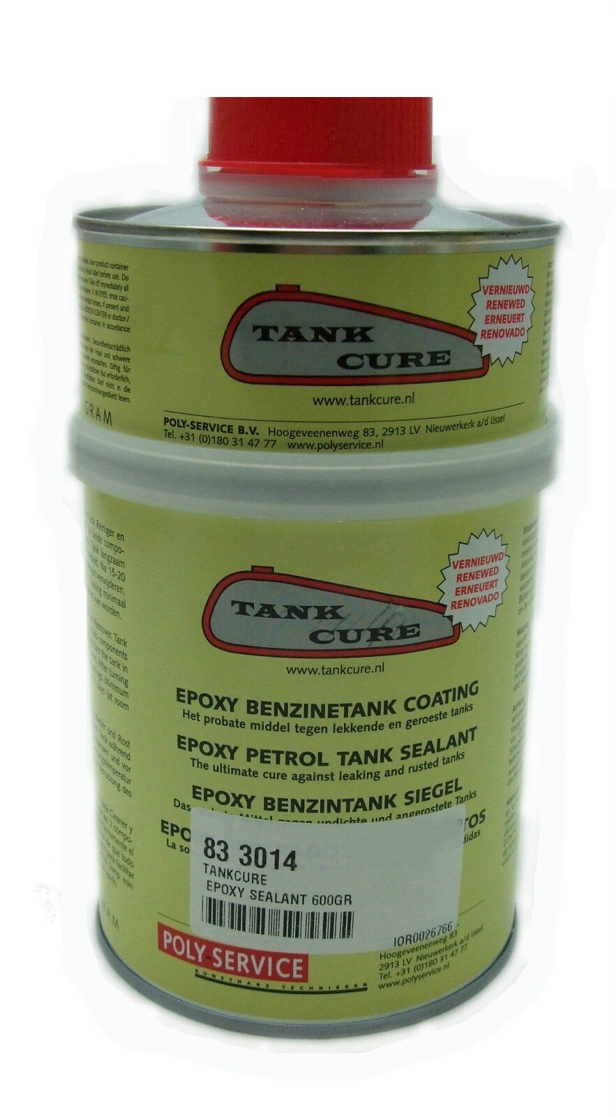 Kit Tank Cure 600 gramme résine époxy étanchéité réservoir tôle 83 3014