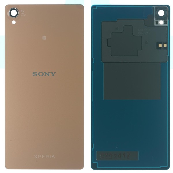 Genuine Sony Xperia Z3 D6503 Back Housing Cover + Lens Glass + Adhesive, Gold-image