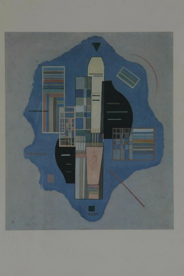 "Joyeux Clair" de Wassily Kandinsky Litografía Sin Firmar Edición Maeght Foto 3 de 4