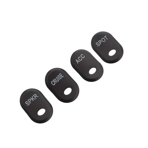 Black Brushed Panel Switch Covers for Harley Electra Glide Standard FLHT/I 2006 - Picture 7 of 12