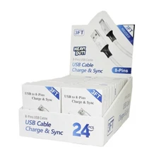 24Pcs Display Box of 3FT Charge Sync Cable for iPhone Type C Wholesale