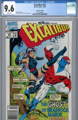 Excalibur #55 (1992) Marvel CGC 9.6 White Newsstand Edition