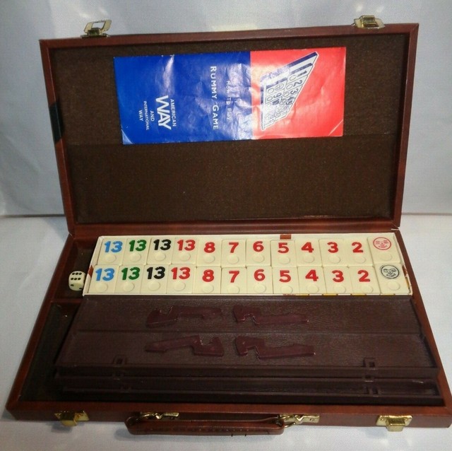 Rummy (Rummikub) Gamecraft With Racks Complete Come With Nice Travel