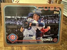2024 Topps Series 2 - Gold #581 Yan Gomes 1336/2024 (Chicago Cubs) 