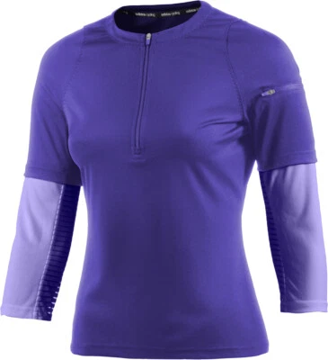 Adidas Femmes Radshirt Maillot pour Vélo Trailsprtssjsyw Mauve Respirant Plaine - Photo 1/2