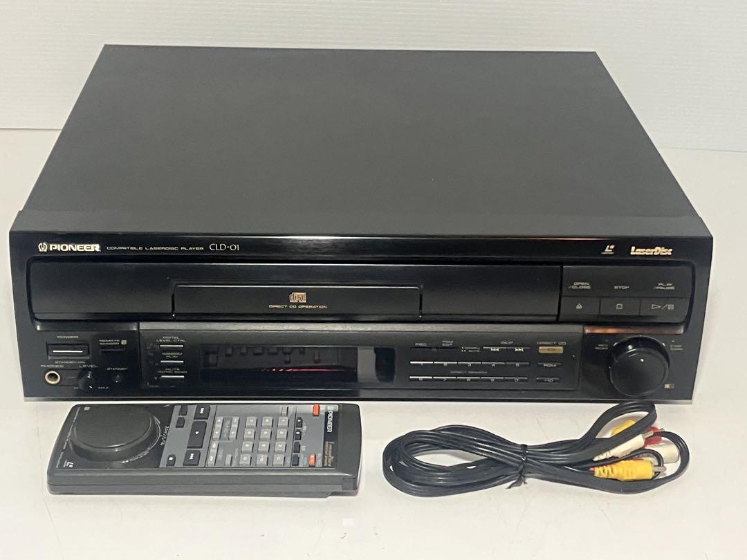 Pioneer CLD-01 Laser Disc Player LD CD Color Black Accessories