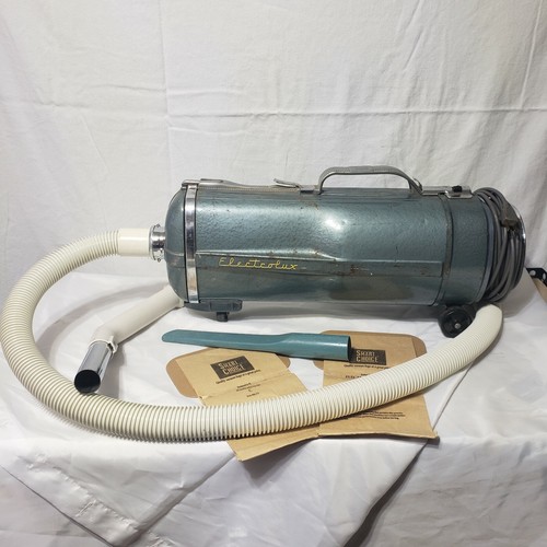 Vintage Electrolux Canister Vacuum (Model E) w/ 2 bags eBay
